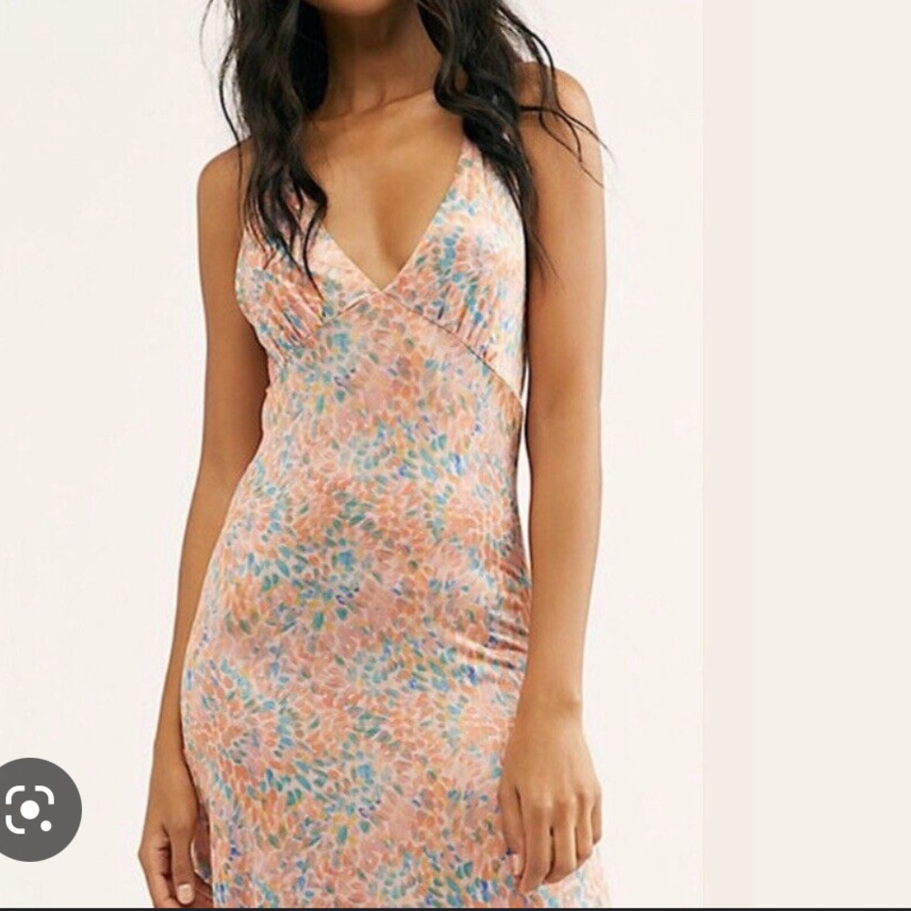 Free People Intimately Free Nowhere to Be Slip Midi Dress